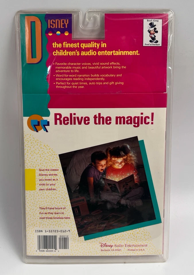 Disney's The Story Of The Wizard Of OZ Read Along with Cassette Sealed New - Image 4 of 4