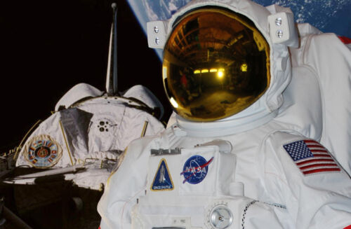 Space Shuttle EMU Replica Space Suit:   