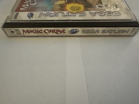 Magic Carpet (Sega Saturn, 1996) Complete In Box CIB & Tested - Great Condition!