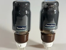 Pair Genalex KT66 Audio Vacuum Tubes Made in England