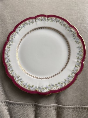 antique Limoges scalloped plate 8.5 Inches