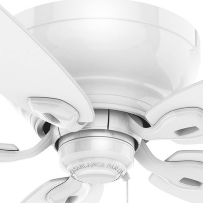 New - Casablanca Durant 54'' Premium Low Profile Ceiling Fan, Snow White, 54103