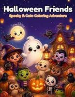 Halloween Malbuch FüR Kinder - Spooky & Cute Abenteuer - Ausmalbilder
