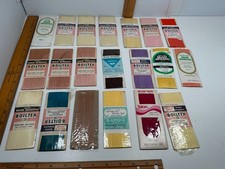 Vtg Seam Binding 60 Total Yds 20 Packs Color Sewing Trim Boiltex Wright Ephemera