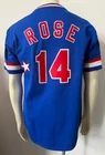 1980s Pete Rose Signed Autographed Game Worn Charity Baseball Jersey LOA MLB