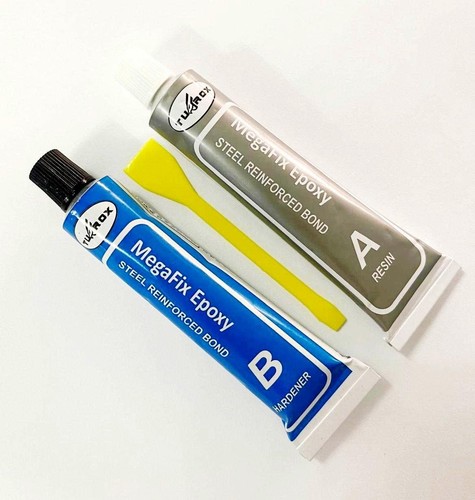 Kit 4 adesivi resina colla epossidica metallo forte plastica legno vetro legami indurente - Foto 8 di 12