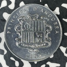 2002 Andorra 1 Centim Lot#C6940 High Grade! Beautiful!