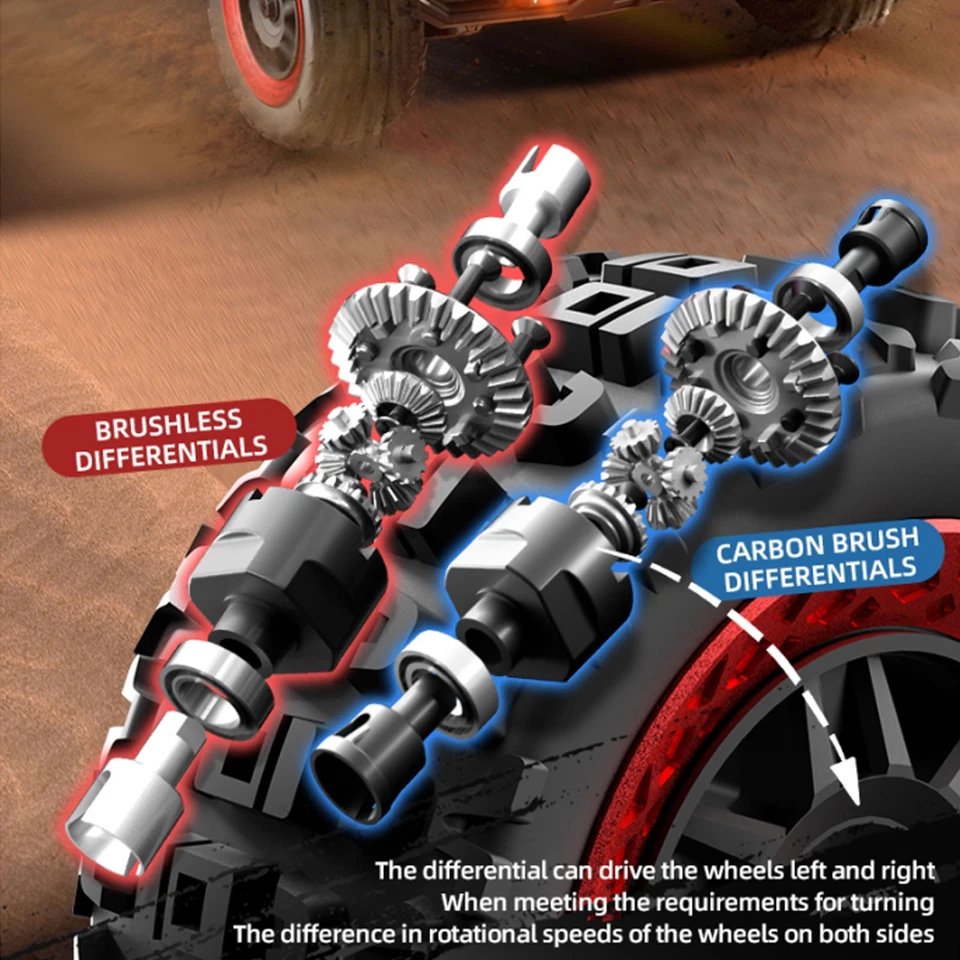 1/18 Brushless RC Short Course Truck Off-Road RC Monster Truck 4X4 RTR 18104PRRX - Image 3 of 4