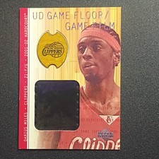 Upper Deck Hardcourt UD Game Floor/Game Film Darius Miles Clippers 2001-02
