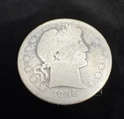 Rarer Date 1896-S Barber Half Dollar No Reserve Auction Free Shipping!