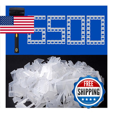 Heiluon Tile Leveling System Clips Tiles Leveler Spacers Tile Clips 1/16 Inch