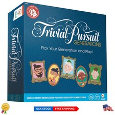 Trivial Pursuit Generations: Memory-Boosting Trivia Game for Seniors - 350 Cards