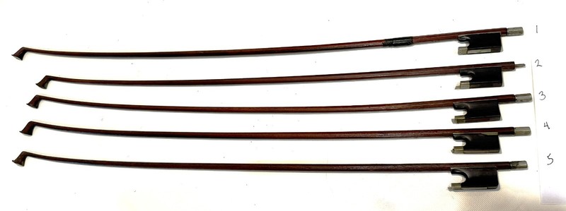 Antique NICE Marked Germany 4/4 Violin Bow Lot Pernambuco Wood *Lot G1