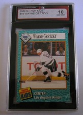 1989 S.I. SPORTS ILLUSTRATED FOR KIDS - WAYNE GRETZKY #19 CARD - KSA GEM 10 -