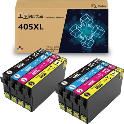 8X Patronen für Epson 405 XL WorkForce Pro WF-4825 4820 4830 3820 3825 7840