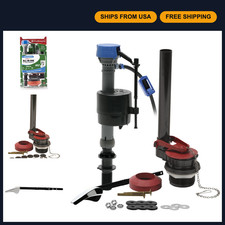 Universal Toilet Repair Kit - Fluidmaster 2-Inch Flush Valve, Easy Installation,