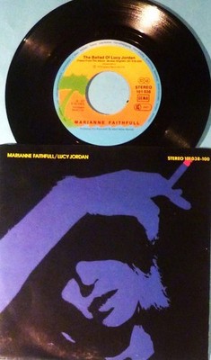 MARIANNE FAITHFULL - SINGLE 7'' - LUCY JORDAN / BRAIN DRAIN - MINT