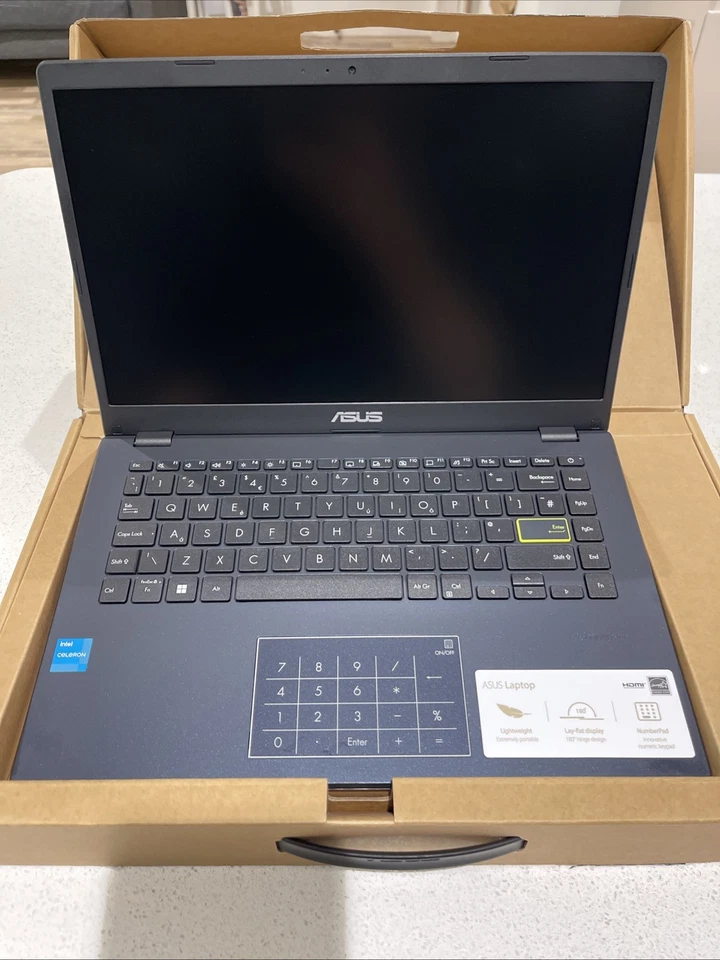 ASUS Vivobook GO 14 E410K Peacock Blue Intel Celeron N4500 4GB RAM 64GB EMMC - Image 2 of 4