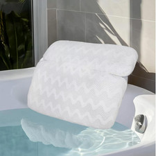 Luxury Bath Pillow for Tub - Non-Slip and Thick for Head, Neck, Shoulder, and Ba