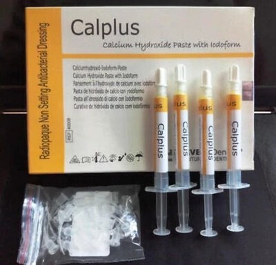 Prevest CALPLUS Calcium Hydroxide Paste with Iodoform 4x2gm Dental FREE SHIPING