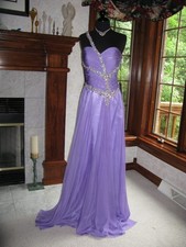 Purple Mac Duggal Pageant Gown Dress sz 6 NWT SALE!!