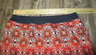 St Johns Bay Active Womens Size Large Skort Skirt With Shorts Navy Coral Paisley — photo 5