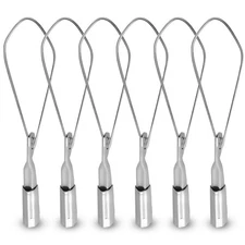 OHLECTRIC 6 Pack - Range 6-2 Aluminium Wedge Clamps - Stainless Steel Ball Ha...