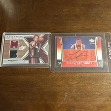 2008-09 SPX Freshman Orientation Patch Beasley, 2004 Sweet Spot Josh Smith Auto