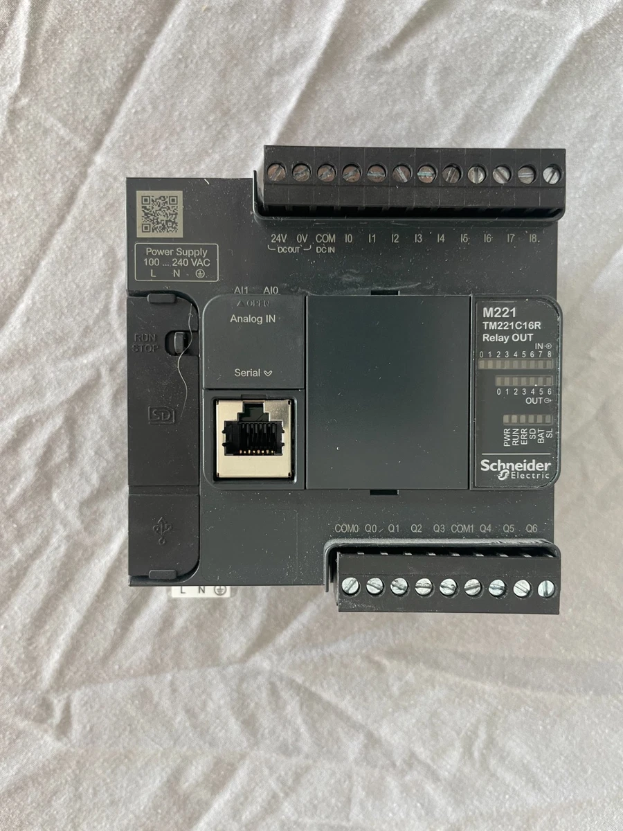 Schneider TM221C16R SPS | Modicon M221 Controller | Ethernet | getestet