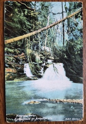 1907 Nonnenkloster Spaziergänge, Kirkoswald bei Armathwaite Wasserfall Postkarte - N&C Serie