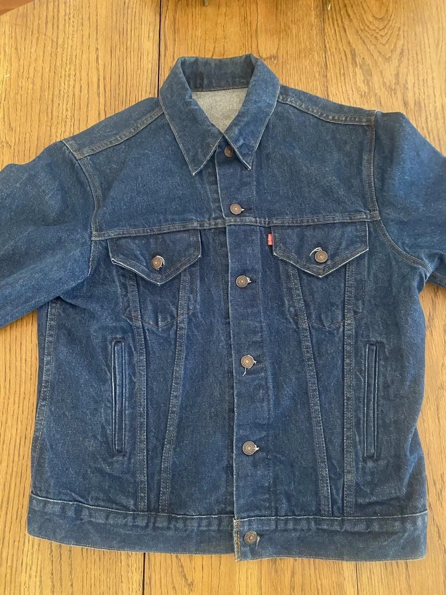 USA製　70506-0216 希少size54 1980s Vintage LEVIS 71506 0216 *** Fine sz 44L Denim Trucker