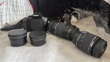 Canon Rebel T6 EOS 1300D large professional package. Very lightly used