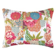 Greenland Home Fashions Jewel Luxurious Pillow Sham Standard White