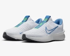 NEW Nike Interact Run EasyOn White Blue Women’s Road Running Shoes Size 7
