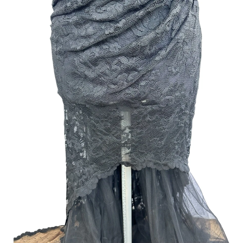 Olvis ручной работы без бретелек макси платье для официальных приемов тонкий цветочный каприз выпускного вечера Италии  - Изображение 4 из 4