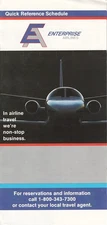 Enterprise Airlines timetable 1990/02/05