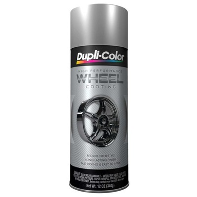 Dupli-Color High Performance Wheel Coating 12 oz Aerosol Paint Gloss Silver