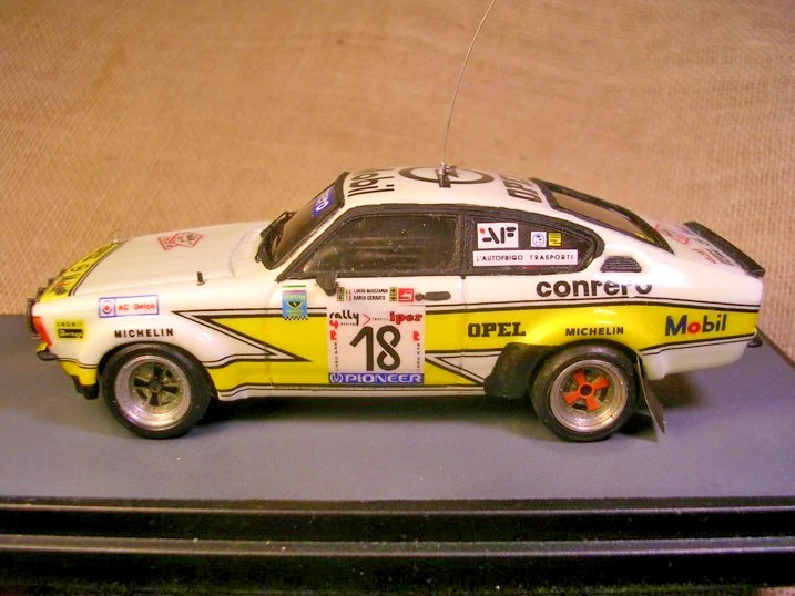 OPEL KADETT GT/E 2000 GR.2 - RALLY 4 REGIONI 1979 - CERRATO - ARENA 1/43 - TRUE - Immagine 4 di 4