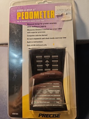Comp U Step Electronic Pedometer by Precise - New Sealed Vintage