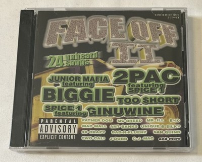 Face Off II CD 2Pac Spice 1 Ginuwine Too$hort Junior Mafia Biggie J Dubb Unique