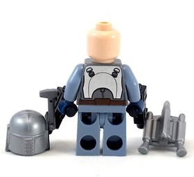 LEGO Star Wars Jango Fett Minifigure in 2013 Episode 2 set 75015 Smile