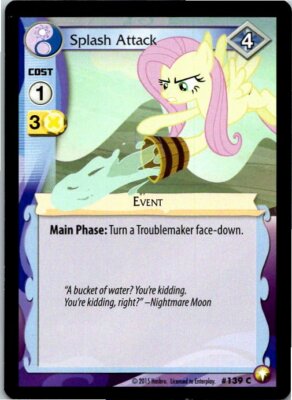 My Little Pony Equestrian Odysseys Card 139 C Splash Attack 