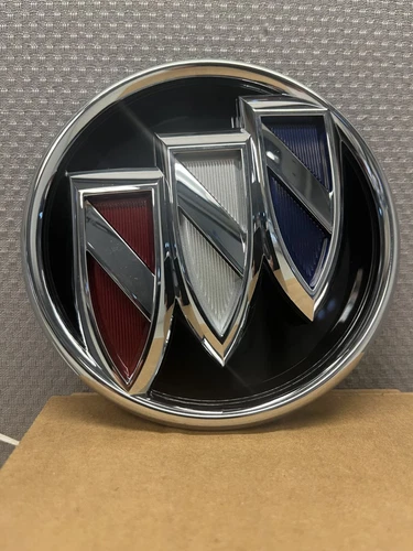 2018-2021 Tri Shield OEM Front Enclave Emblem New GM 84515795
