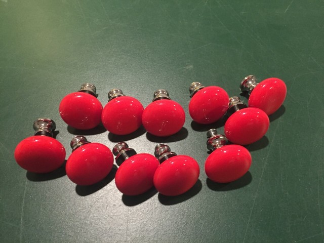 Beautiful 11 Red Dresser Wardrobe Pull Knobs Children S Kids