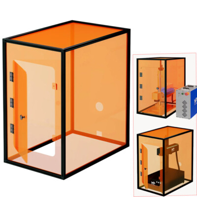 Monport Laser Engraver Enclosure for Split &Integrated Fiber Laser 720x470x800mm