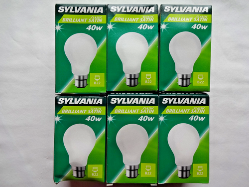 6x 40w B22 Bayonet Push In Incandescent Proper Bulbs BC Old Fashioned Type Style - Picture 6 of 13