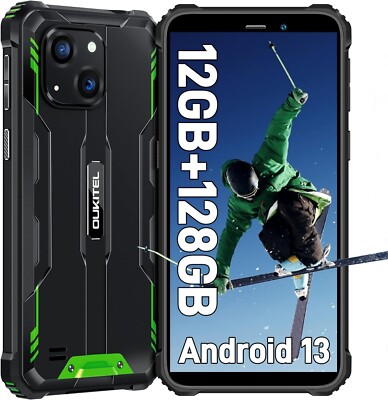 OUKITEL WP32 グリーン 6300mAh OUKITEL WP32 sim-free smartphone body 12GB RAM 128GB ROM 1TB
