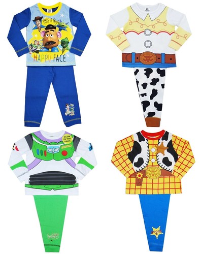 Boys Girls Toy Story Pyjamas Woody Buzz Jessie Mr Potato Head Pyjamas 18Mth-6Yrs