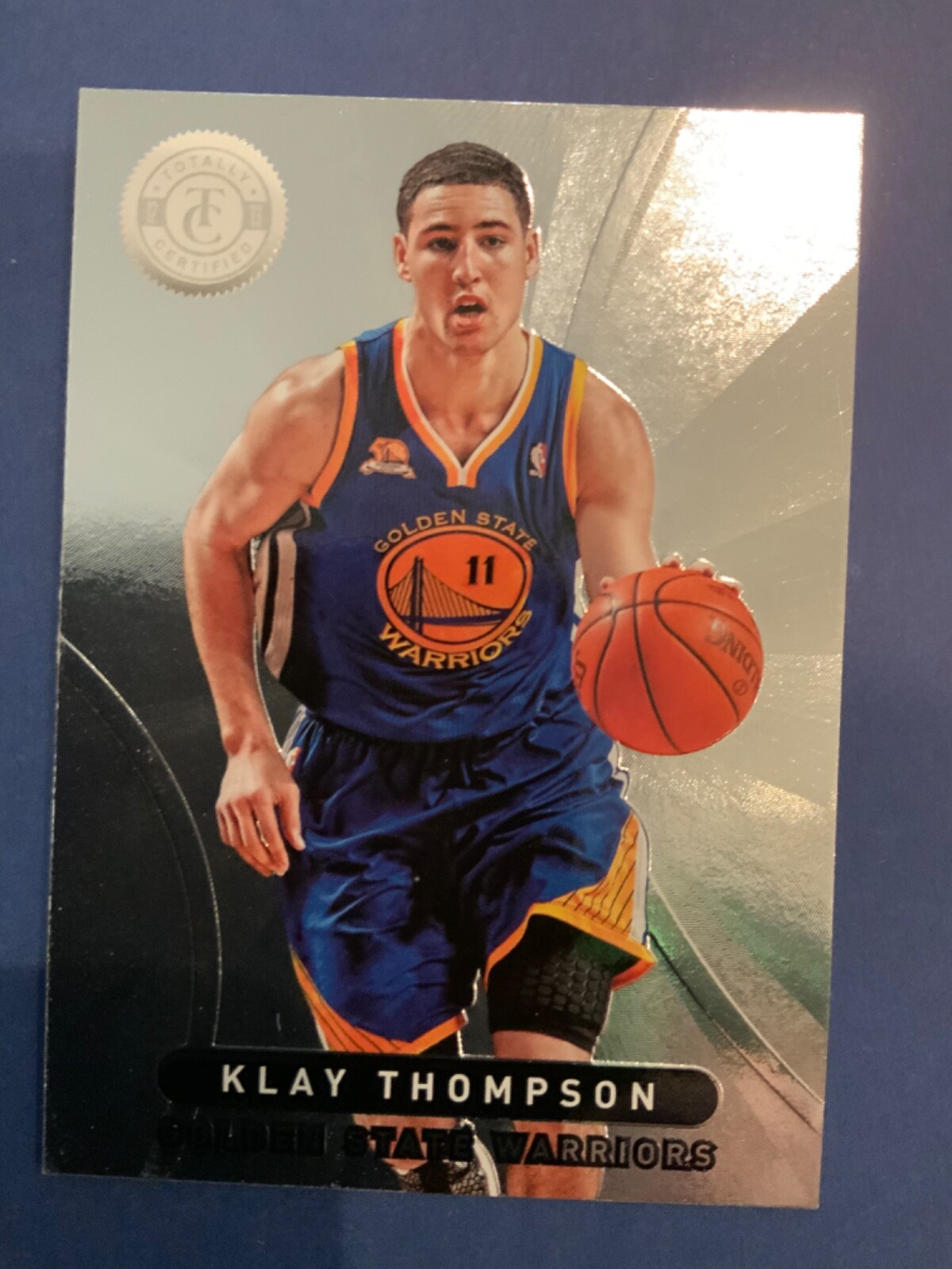 2012-13 PANINI TOTALLY CERTIFIED KLAY THOMPSON BASE ROOKIE #215 WARRIORS GSW*222