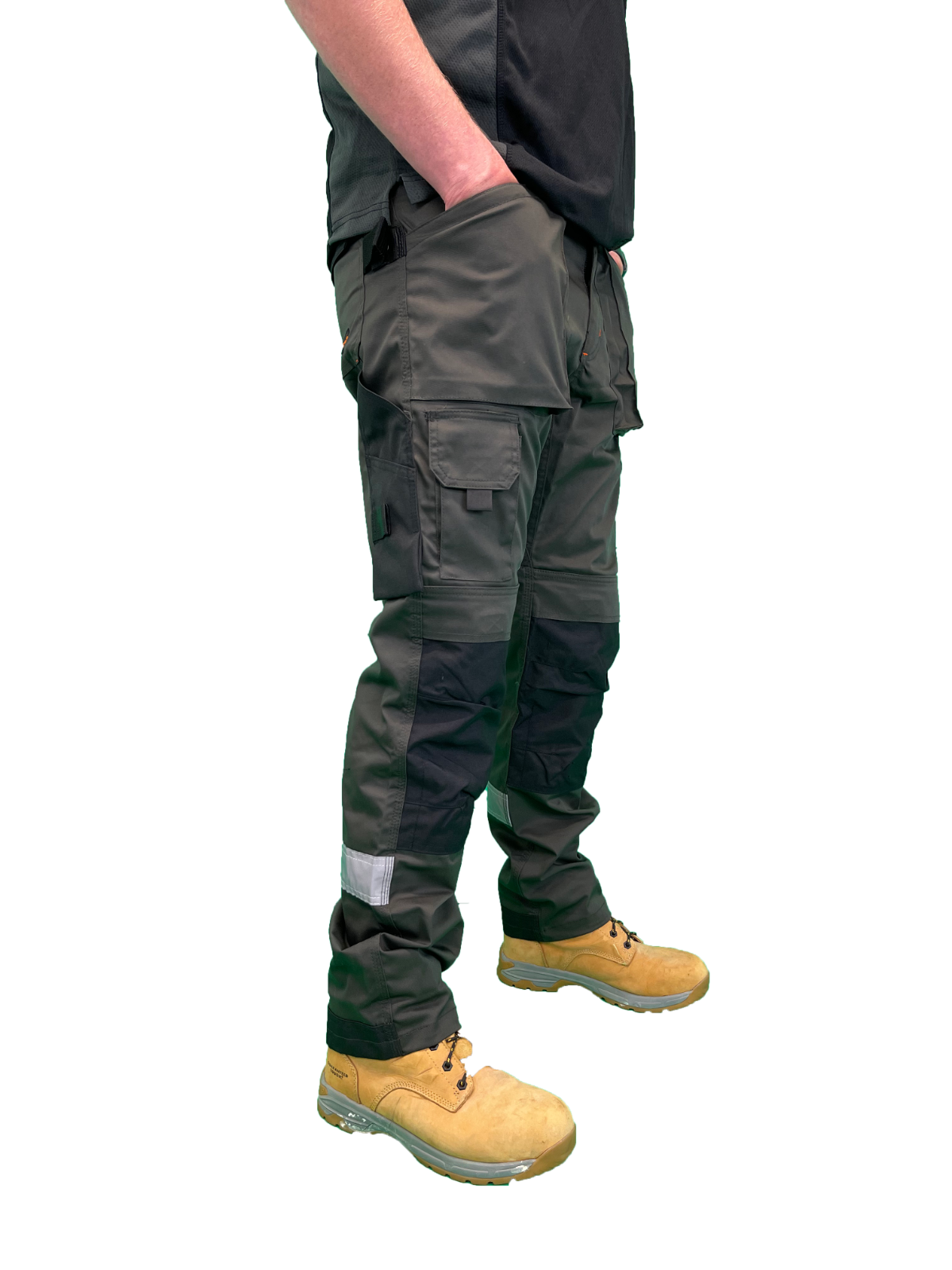 Scruffs Work Trouser Slim Fit Trade Stretch Trousers with Deep Top